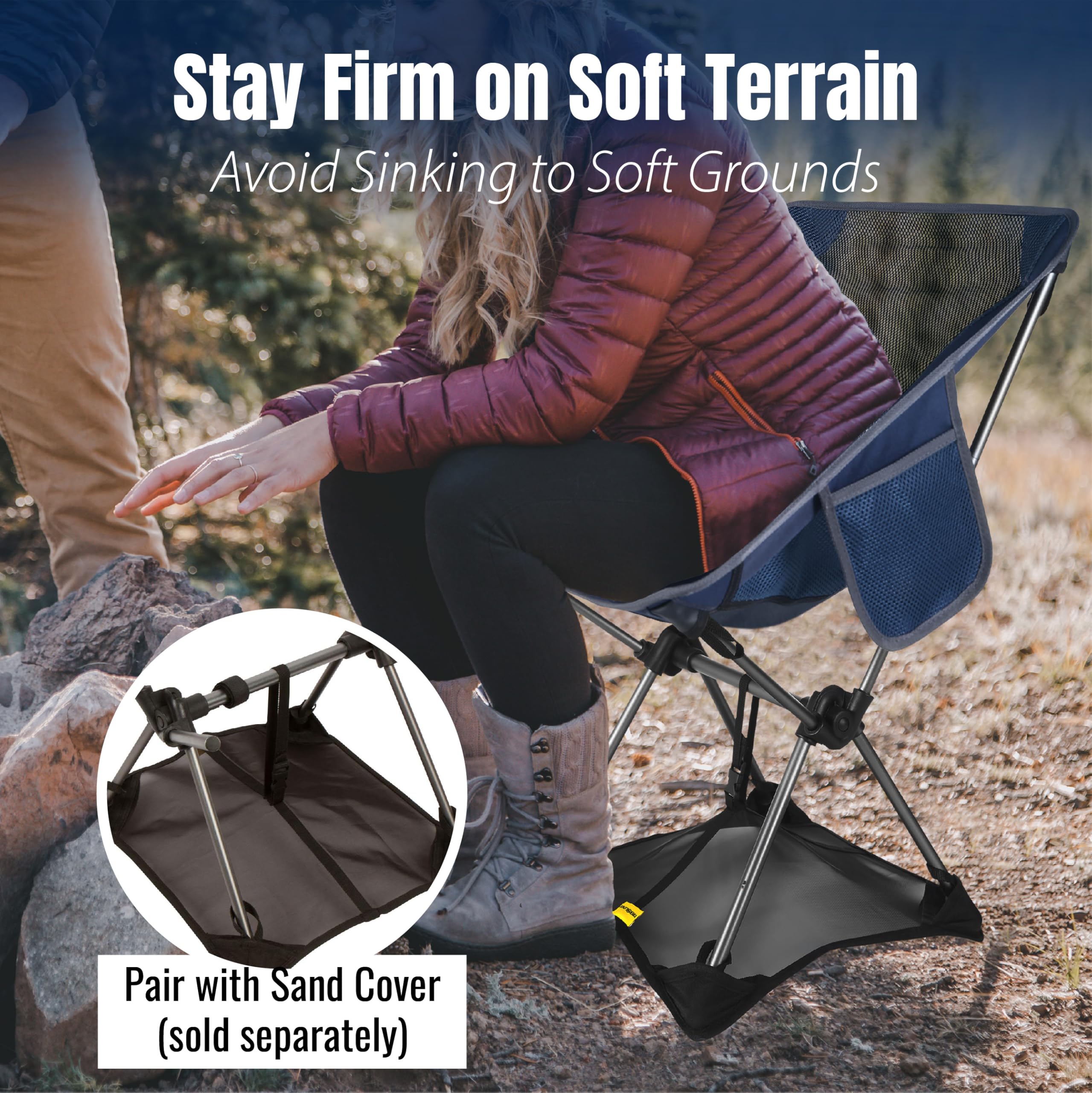 TREKOLOGY lightweight Camping Chairs for Adults - Compact & Ultralight Portablefor for Outdoor Adventures, Hiking, Backpacking – Comfortable Chaise Camping Compacte & Durable YIZI GO Chaise de Camping 🍁 All In One Marketplace Canada