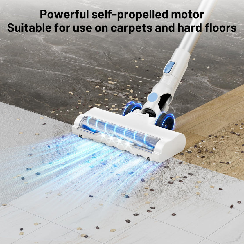 VIPSUN Cordless Vacuum Cleaner with Self-Standing, LED Screen Stick Vacuum Cleaners for Home, Lightweight Powerful Suction Vacuum, 6-in-1 Rechargeable Vacuum for Carpets, Pet Hair, Hardwood Floors 🍁 All In One Marketplace Canada