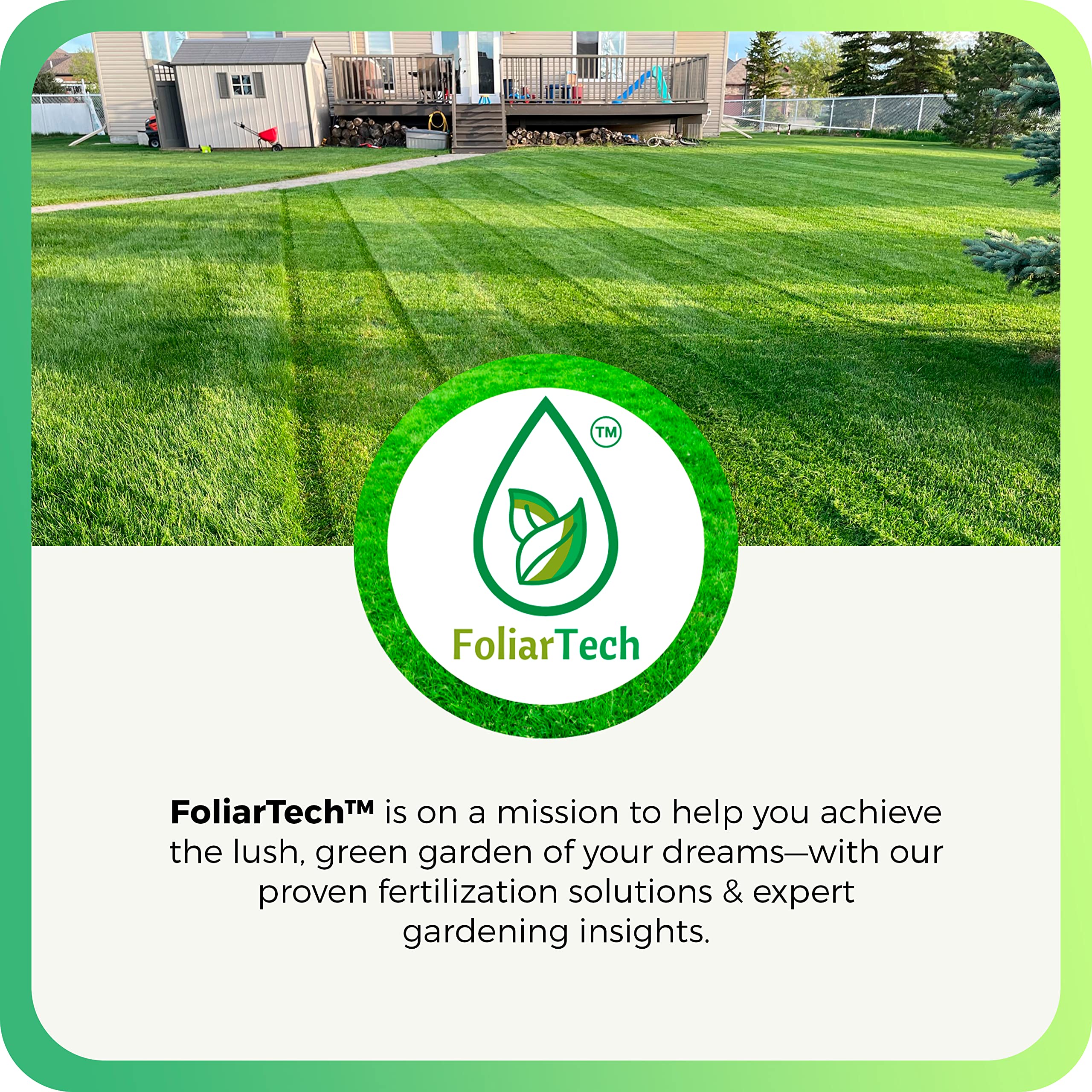 Humic Acid Organic Lawn Fertlizer - Fulvic Humic Mineral Blend for Trees, Shrubs, Ornamentals, Vegetables & Crops - Enhancer & Garden Soil Conditioner by FoliarTech, 4L 🍁 All In One Marketplace Canada