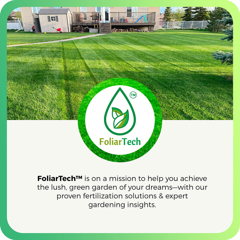 Humic Acid Organic Lawn Fertlizer - Fulvic Humic Mineral Blend for Trees, Shrubs, Ornamentals, Vegetables & Crops - Enhancer & Garden Soil Conditioner by FoliarTech, 4L 🍁 All In One Marketplace Canada
