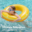 Sloosh 4 Pack Inflatable Pool Floats Pool Rings Swimming Tubes Swimming Toys Beach Swimming Party Toys for Kids and Adults 🍁 All In One Marketplace Canada