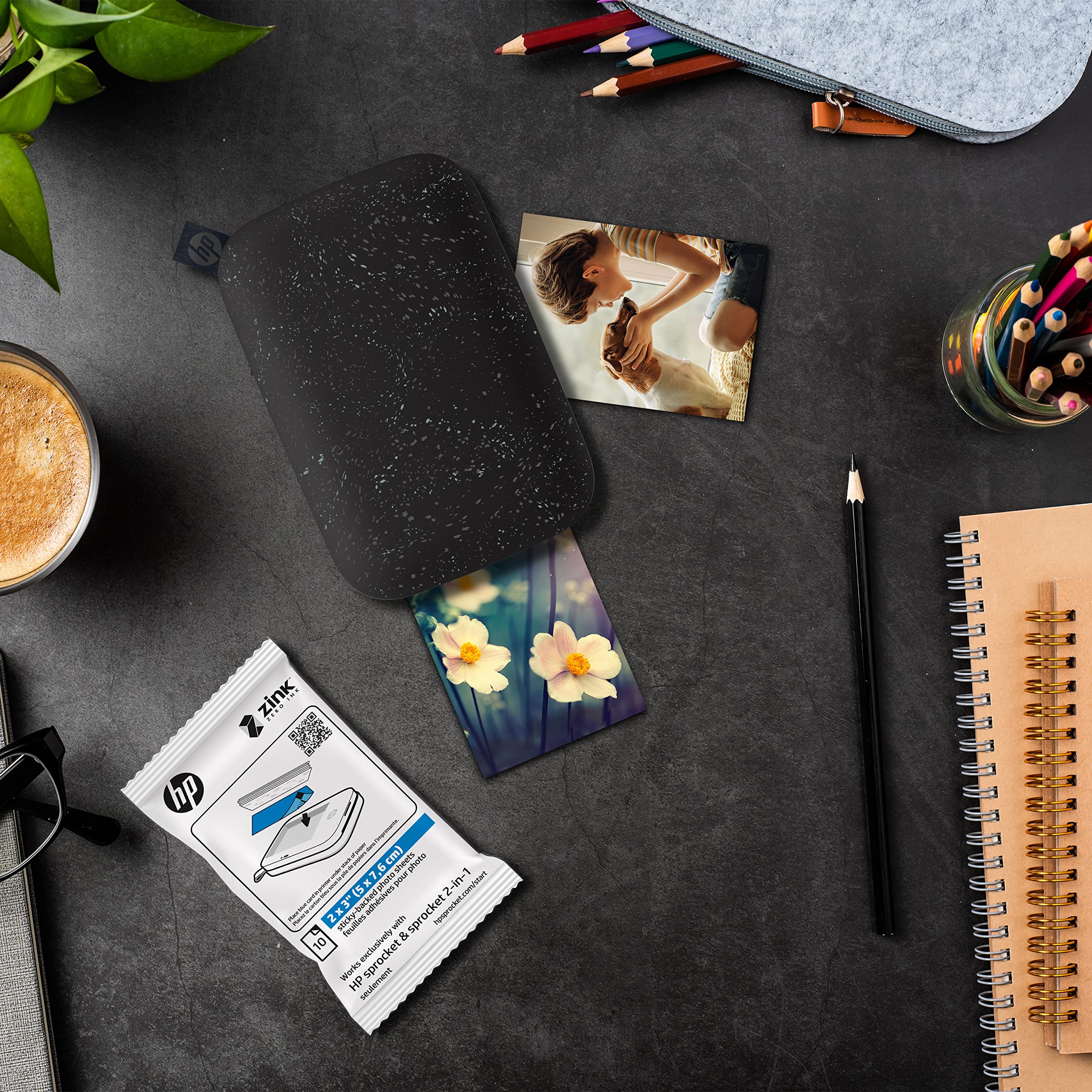 HP Sprocket 2x3 Premium Zink Sticky Back Photo Paper (50 Sheets) Compatible with HP Sprocket Photo Printers 🍁 All In One Marketplace Canada