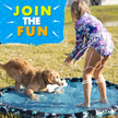 SplashEZ Non Slip Splash Pad for Kids & Dogs, 69’’ Extra Large Splash Pad Sprinkler for Kids, Dog Water Summer Toys - Great Outdoor Toys for Toddlers 1-3 & Children Ages 4-8, Baby Pool for Backyard 🍁 All In One Marketplace Canada