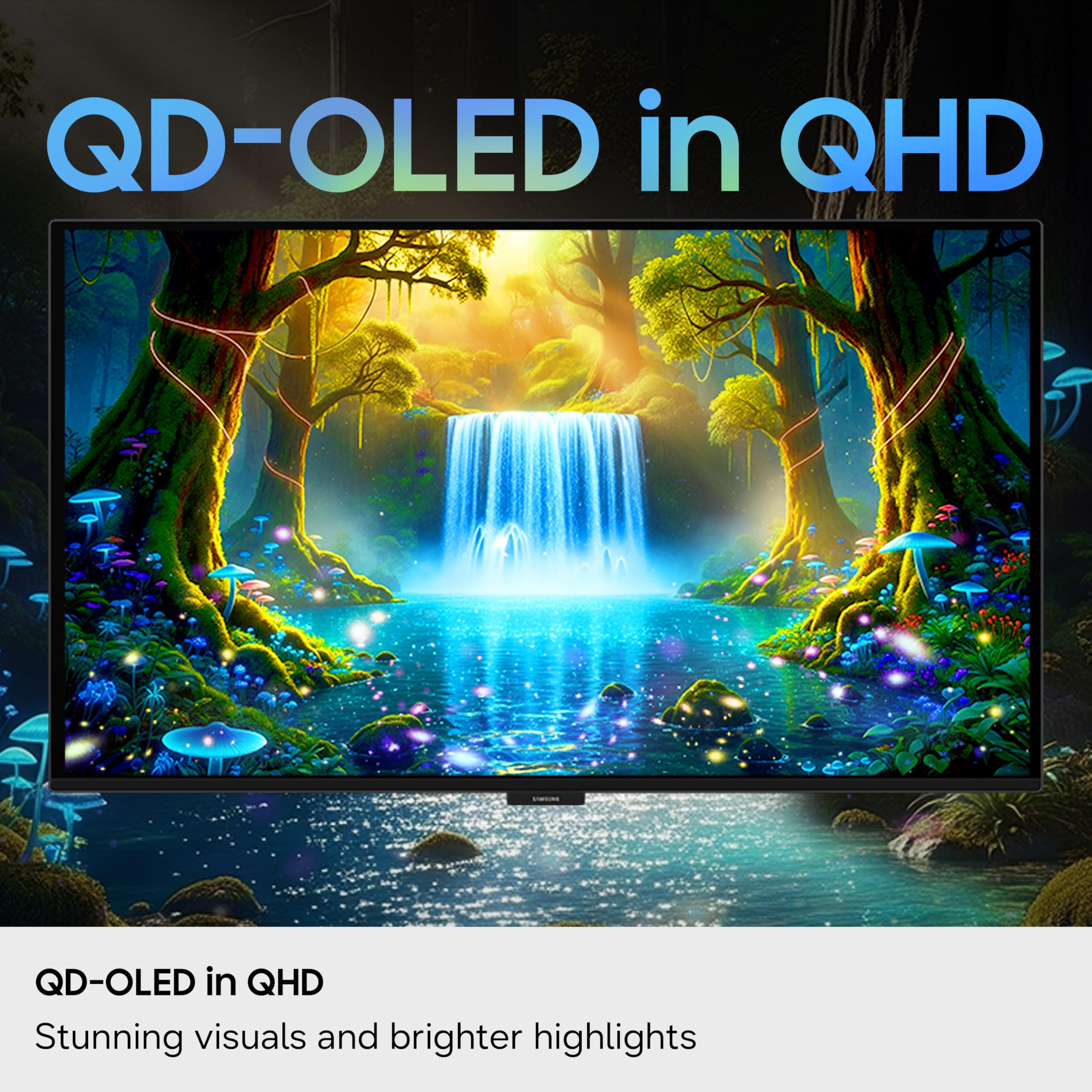 SAMSUNG 27 inch Odyssey G6 QHD OLED Gaming Monitor 240Hz 0.03ms HDR10+ Gsync Freesync DP + HDMI - (LS27HG612SNXZA) [Canada Version] 🍁 All In One Marketplace Canada
