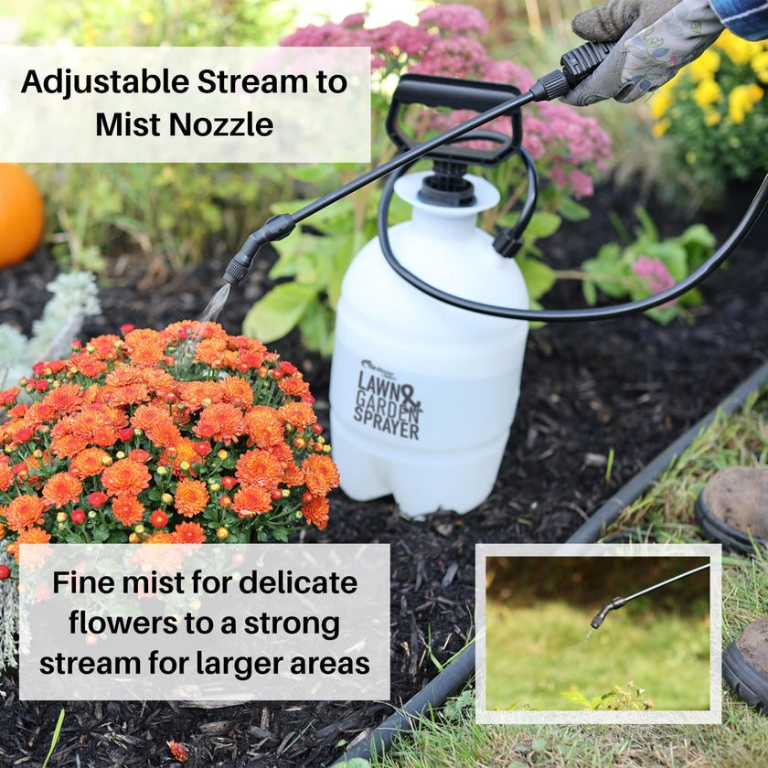 Flo-Master by Hudson 24101 1 Gallon Lawn and Garden Tank Sprayer, Translucent 🍁 All In One Marketplace Canada
