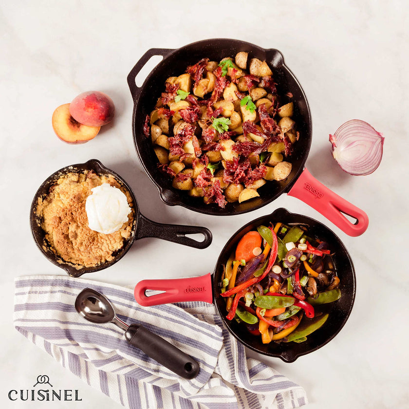 Cast Iron Skillet Set - 8