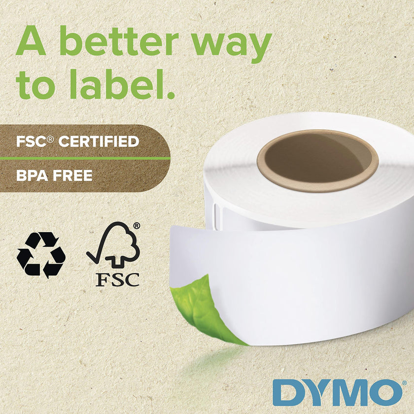 DYMO Authentic LW Mailing Address Labels for LabelWriter Label Printers, (1-1/8