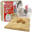 Nest Box Pads for Chicken Nesting Boxes - 13 x 13 Pads Made in USA from Sustainably Sourced Aspen Excelsior (5 Pack) 🍁 All In One Marketplace Canada