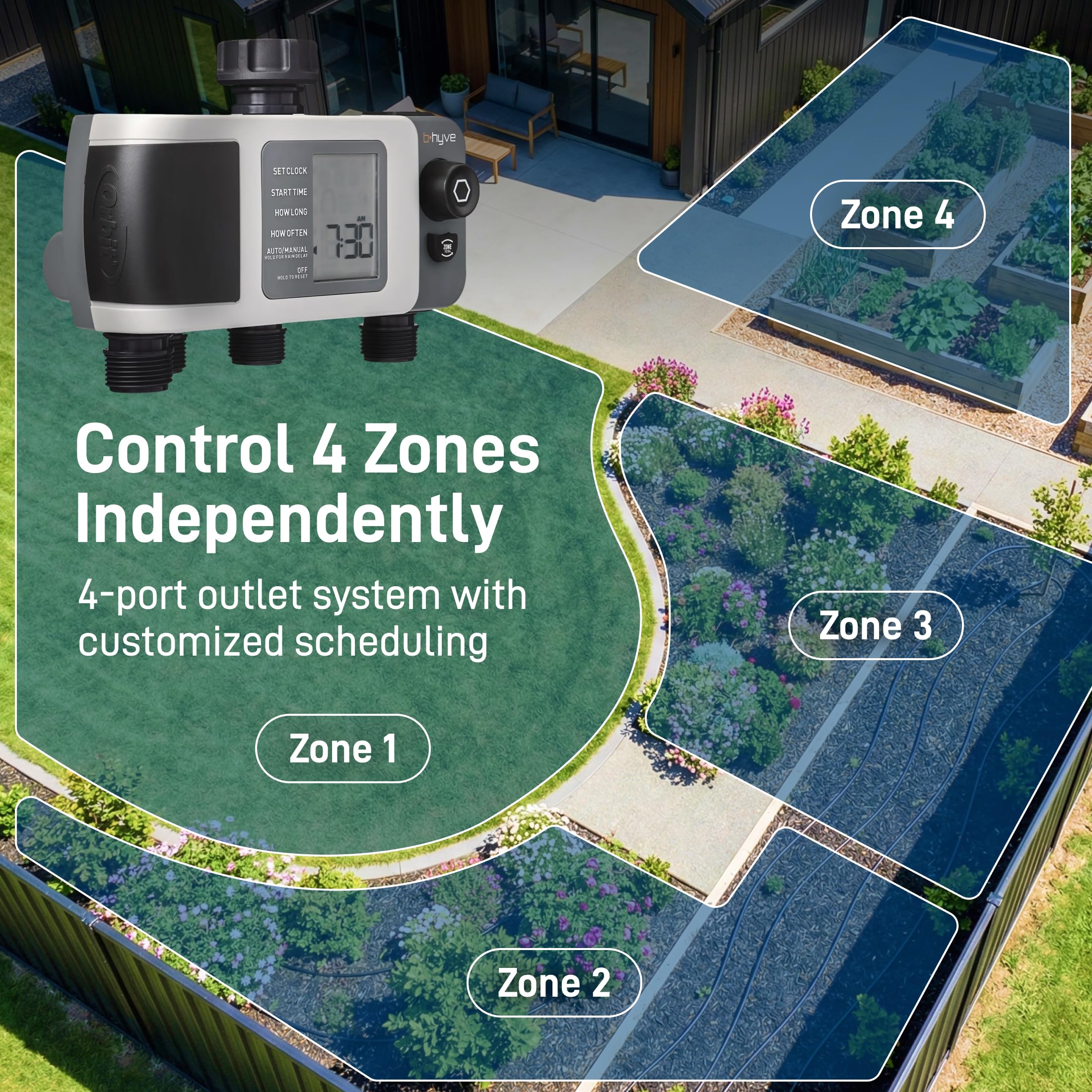 Orbit 24634 B-hyve XD 4-Port Smart Hose Watering Timer 🍁 All In One Marketplace Canada