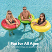 JOYIN 3 Pack Inflatable Pool Floats for Kids Adults, Fruits Swim Tube Pool Rings Swimming Rings Floaties for Swimming Pool Party Decorations 🍁 All In One Marketplace Canada