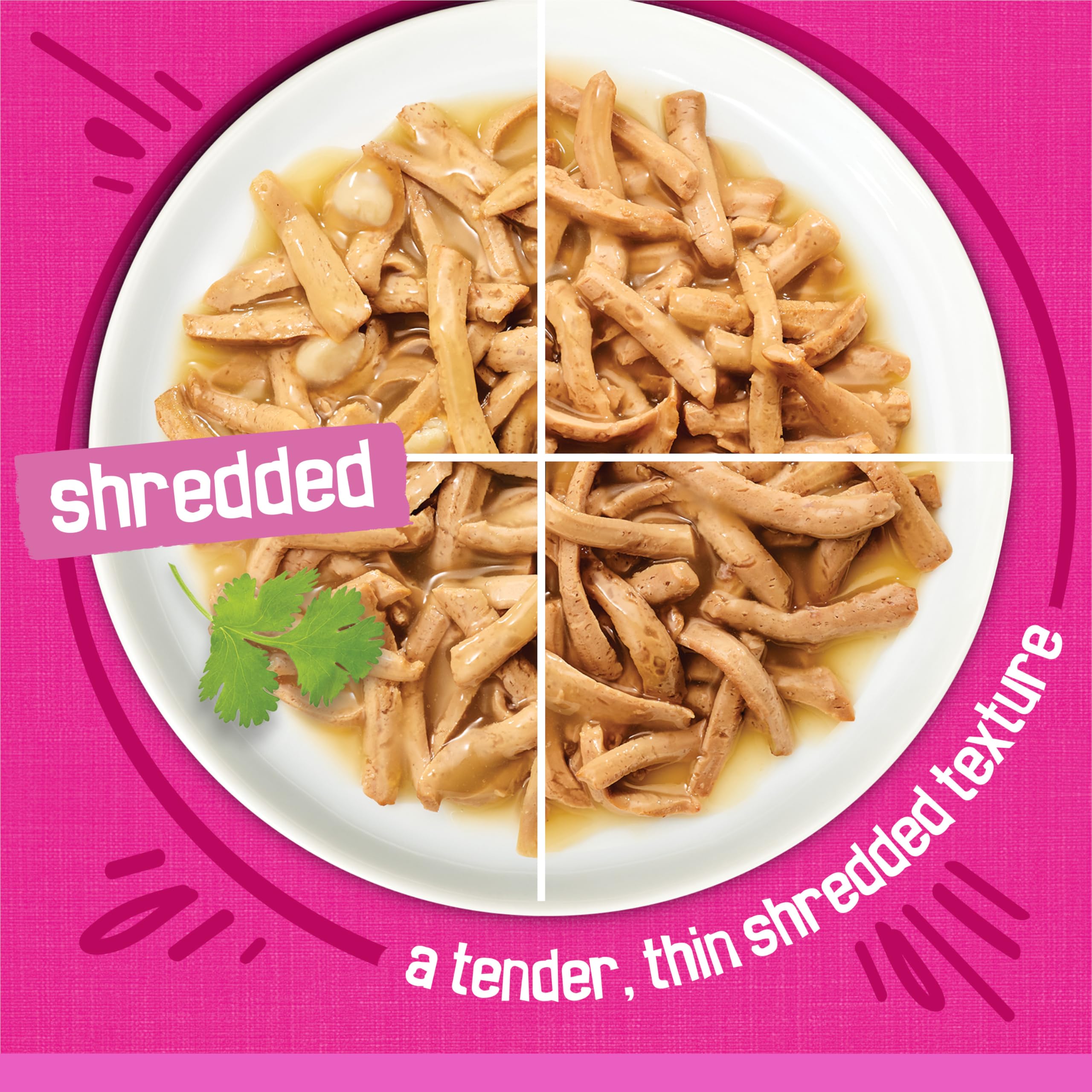 Friskies Shredded Wet Cat Food, Poultry & Fish Combo Variety Pack 4 Flavours - 156 g Can (32 Pack) 🍁 All In One Marketplace Canada