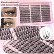 Goddvenus Cluster Lashes Kit Wispy Natural 300pcs Eyelashes Clusters 10-16mm DIY Eyelash Extensions Kit C Curl Individual Lashes for DIY Lash Extension 🍁 All In One Marketplace Canada