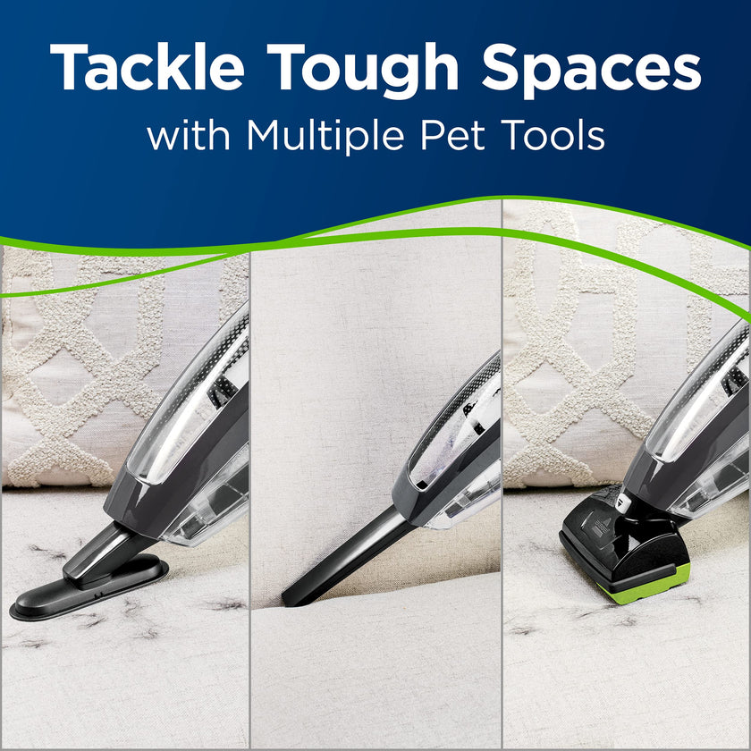 Bissell - Hand Vacuums - PowerClean Pet Cordless - with Motorized Brush, Upholstery Tool and Crevice Tool| 2389D 🍁 All In One Marketplace Canada