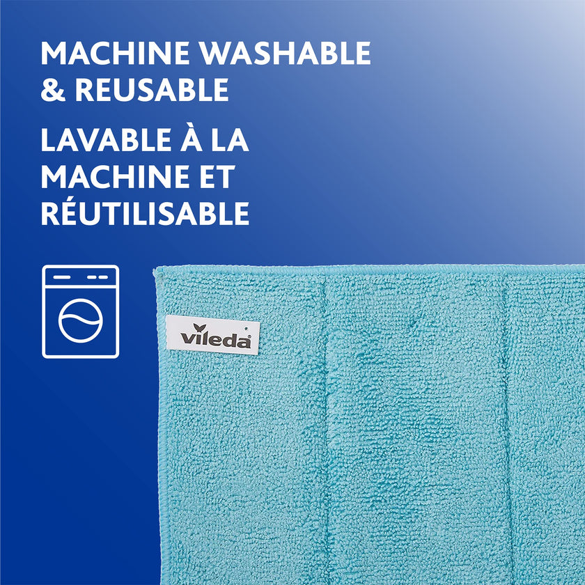 Vileda Bathroom Cleansing Supplies Set | Includes 1 Magic Mop with 1 Extra Refill and 1 Microfibre Bathroom Cleaning Cloth 🍁 All In One Marketplace Canada
