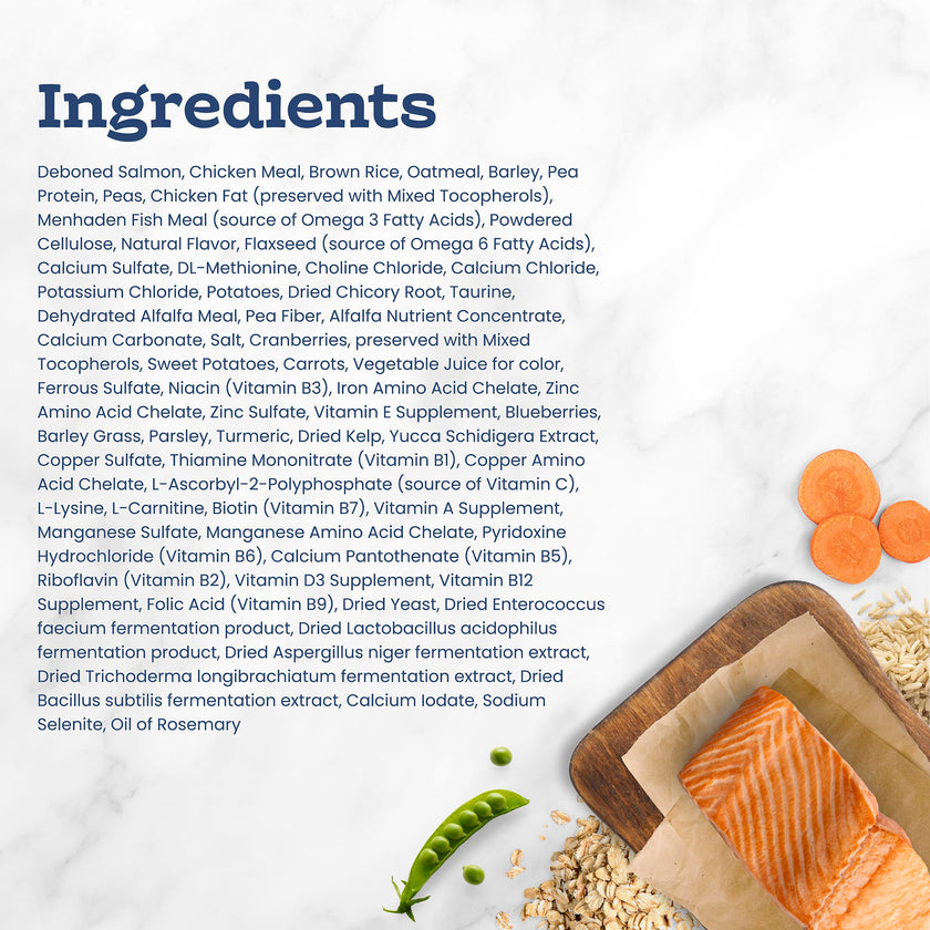 Blue Buffalo Tastefuls Salmon & Brown Rice Recipe Dry Indoor Cat Food for Adult Cats, Real Salmon First, Deliciously Healthy Natural Cat Food, Supports Digestive Care and Coat Health, 3.1kg Bag 🍁 All In One Marketplace Canada