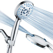 AquaCare High Pressure 8-Mode Handheld Shower Head - Anti-Clog Nozzles, Built-in Power Wash to Clean Tub, Tile & Pets, Extra Long 6 ft. Stainless Steel Hose, Wall & Overhead Brackets 🍁 All In One Marketplace Canada