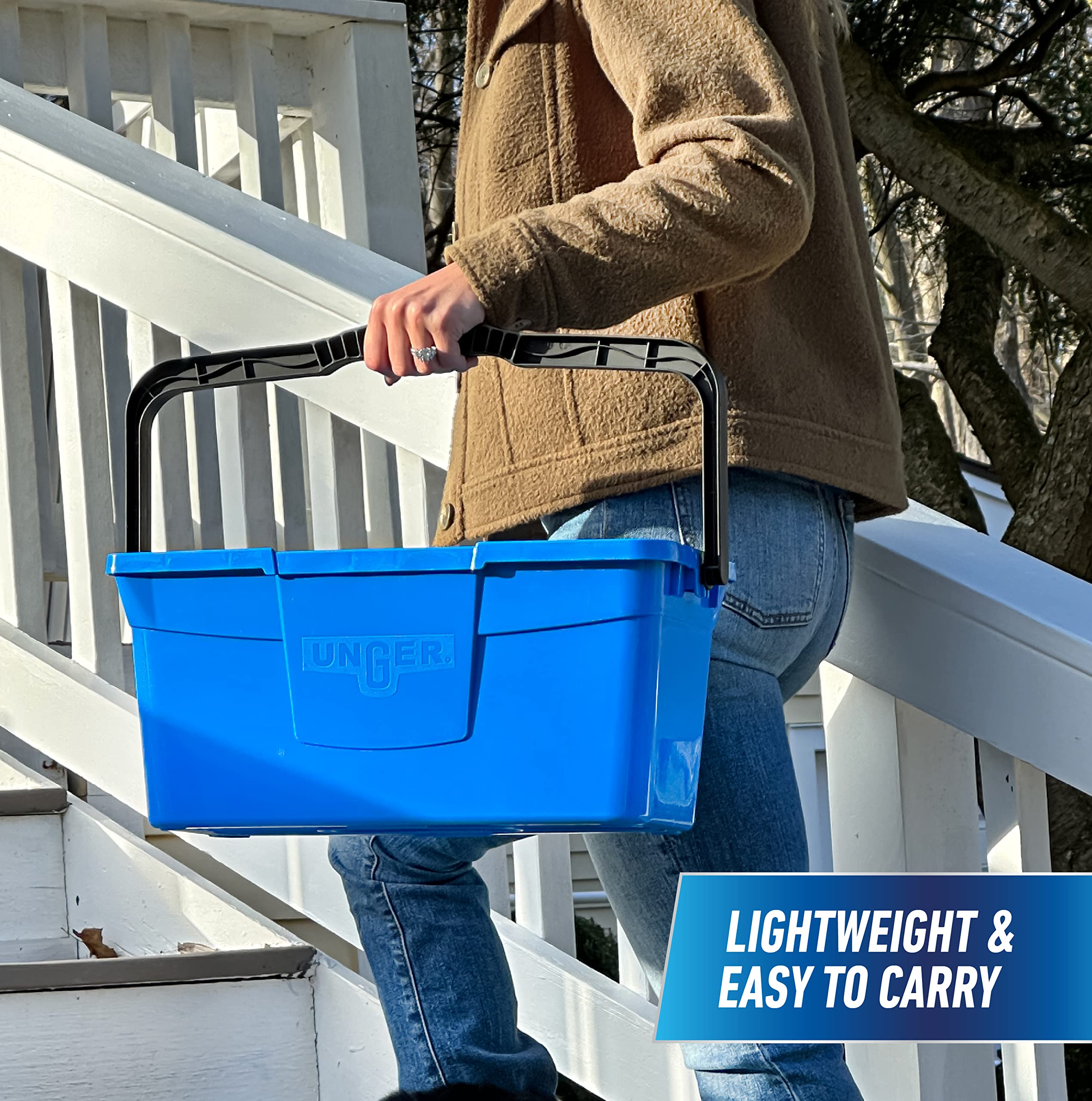 Unger Professional 3 Gallon Compact Cleaning, Window Washing, Mop Bucket 🍁 All In One Marketplace Canada