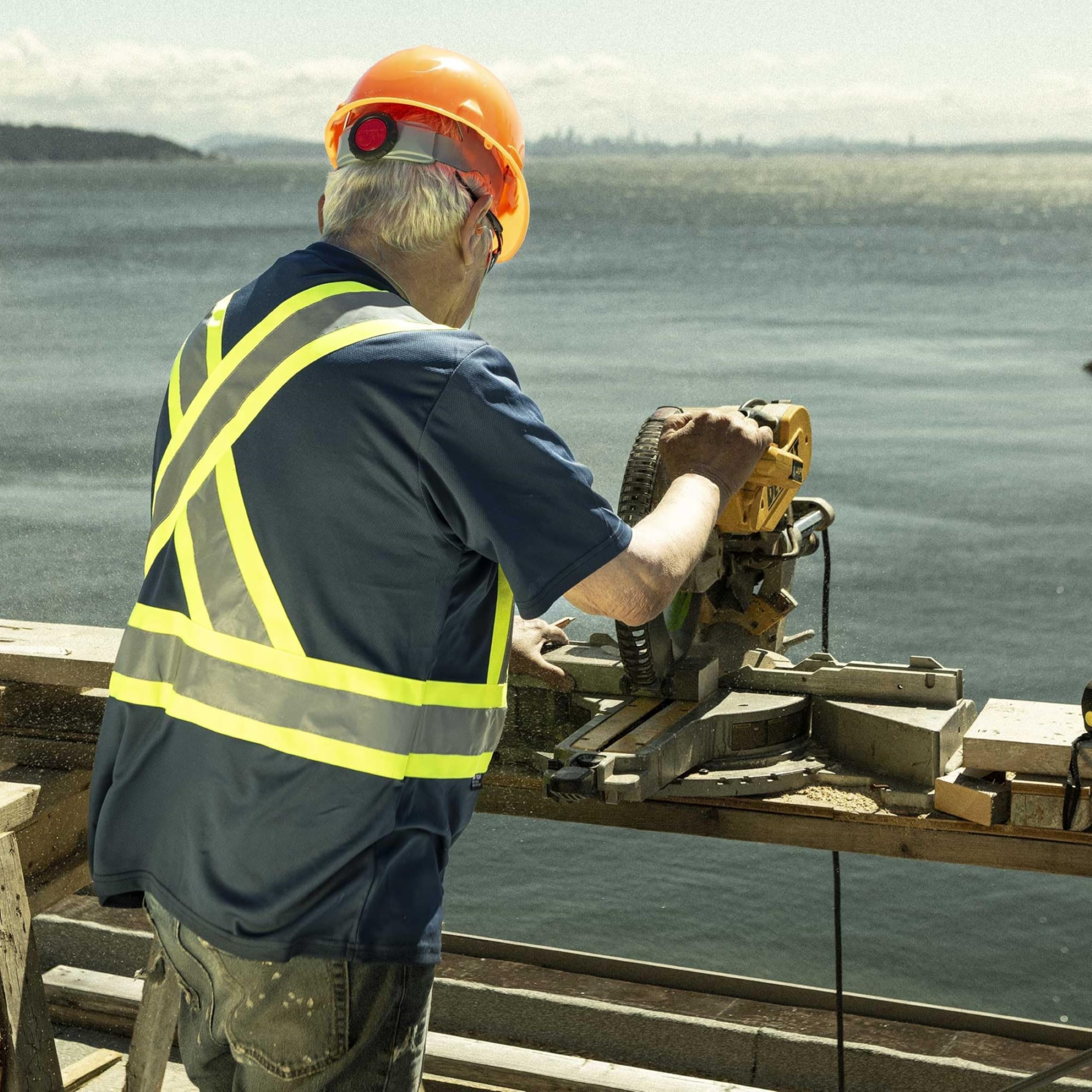 Pioneer High Vis Shirt for Men - Safety T-shirt - Class 1 🍁 All In One Marketplace Canada