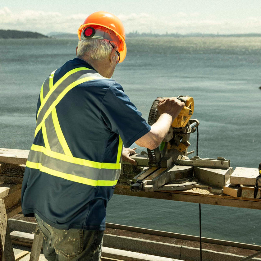 Pioneer High Vis Shirt for Men - Safety T-shirt - Class 1 🍁 All In One Marketplace Canada