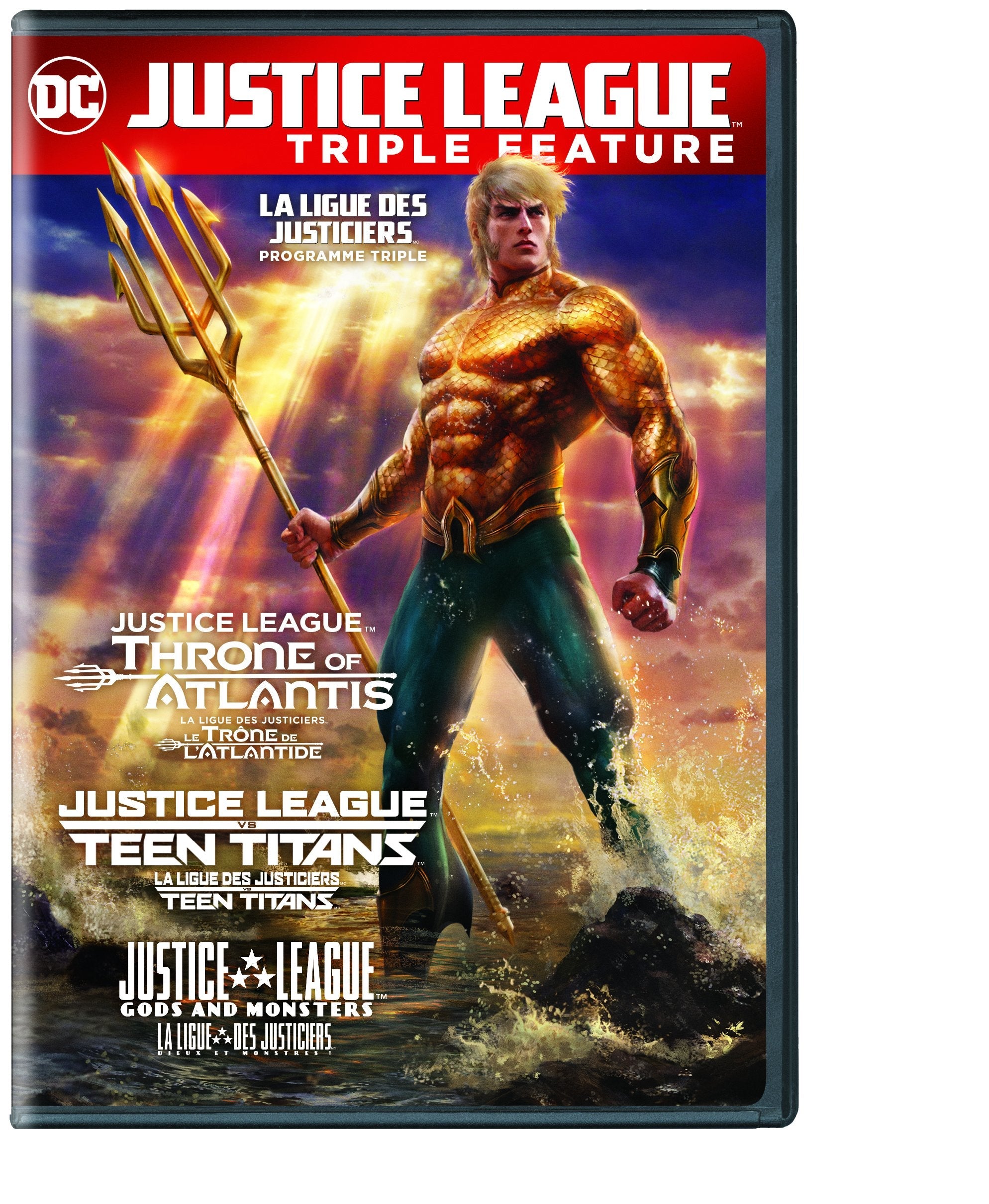 Justice League Triple Feature - DVD (Used)