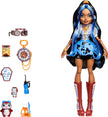 Monster High Doll, Robecca Steam in Blue Blouse and Black Shorts with Pet Penguin Captain Penny and 7 Accessories Like Flying Goggles and Purse 🍁 All In One Marketplace Canada