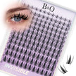 B&Q Fairy Lash Clusters Invisible Band 144PCS, Wispy Eyelash Clusters Manga False Eyelashes, C Curl Lash Cluster Natural Wet-Look Individual Lashes, Anime Cluster Eyelash Extensions with Spikes(Fairy) 🍁 All In One Marketplace Canada