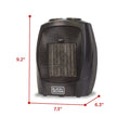 BLACK+DECKER Portable Space Heater, 1500W Room Space Heater with Carry Handle for Easy Transport 🍁 All In One Marketplace Canada