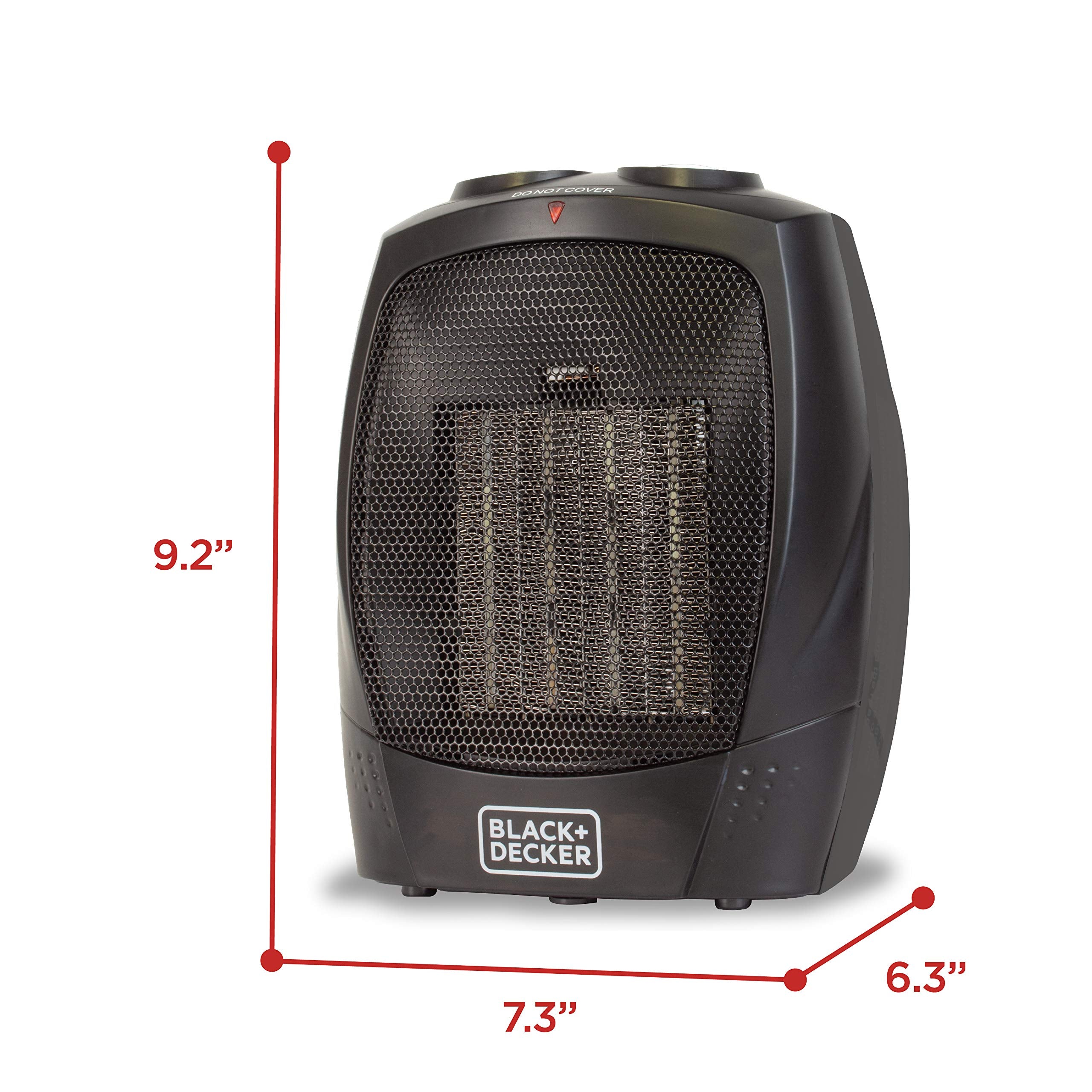 BLACK+DECKER Portable Space Heater, 1500W Room Space Heater with Carry Handle for Easy Transport 🍁 All In One Marketplace Canada