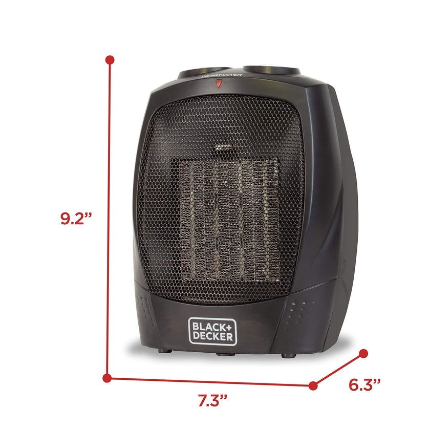 BLACK+DECKER Portable Space Heater, 1500W Room Space Heater with Carry Handle for Easy Transport 🍁 All In One Marketplace Canada