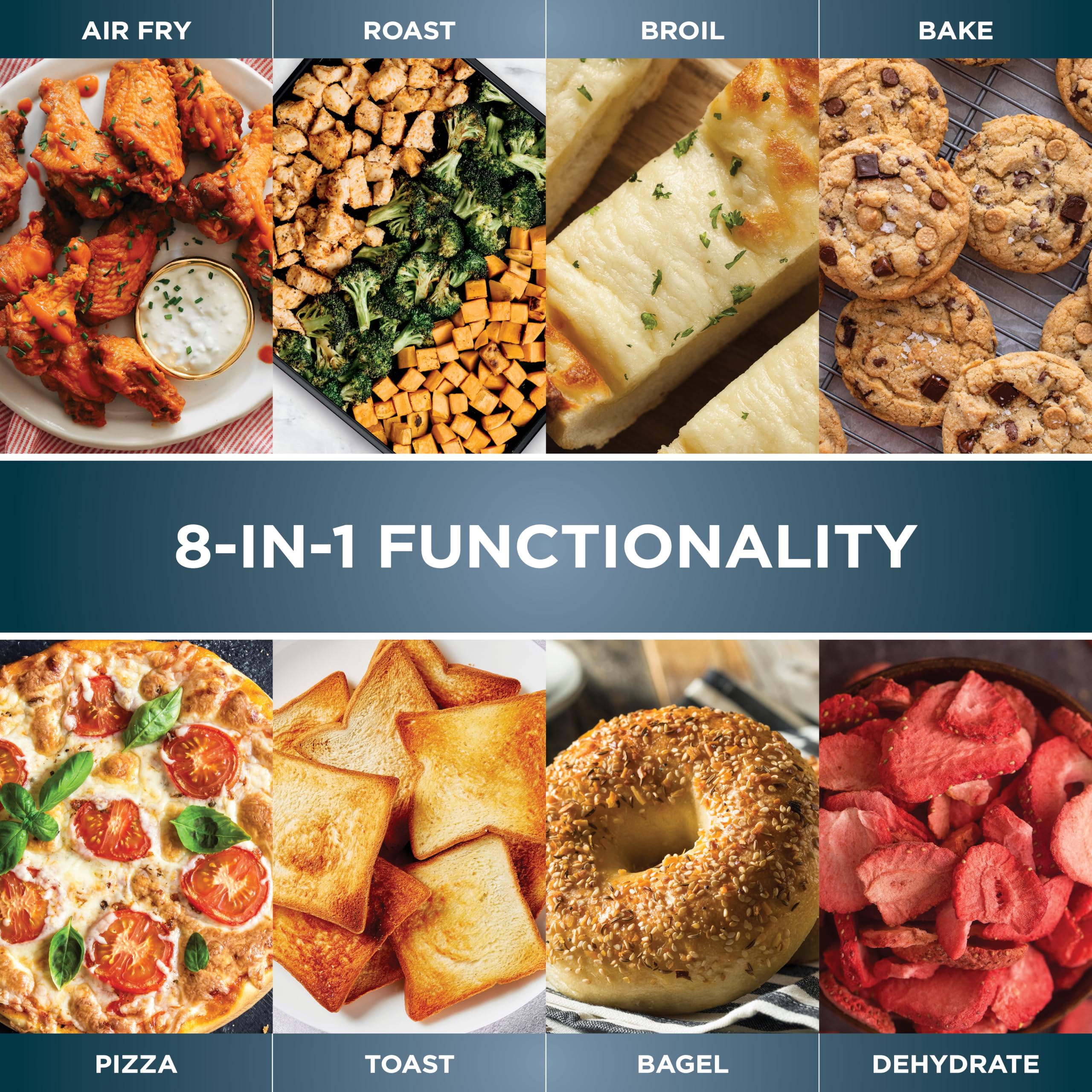 Ninja Flip Toaster Oven & Air Fryer, 8-in-1 Functionality, Flip Up & Away Capability for Storage Space SP151C (Canadian Edition) 🍁 All In One Marketplace Canada