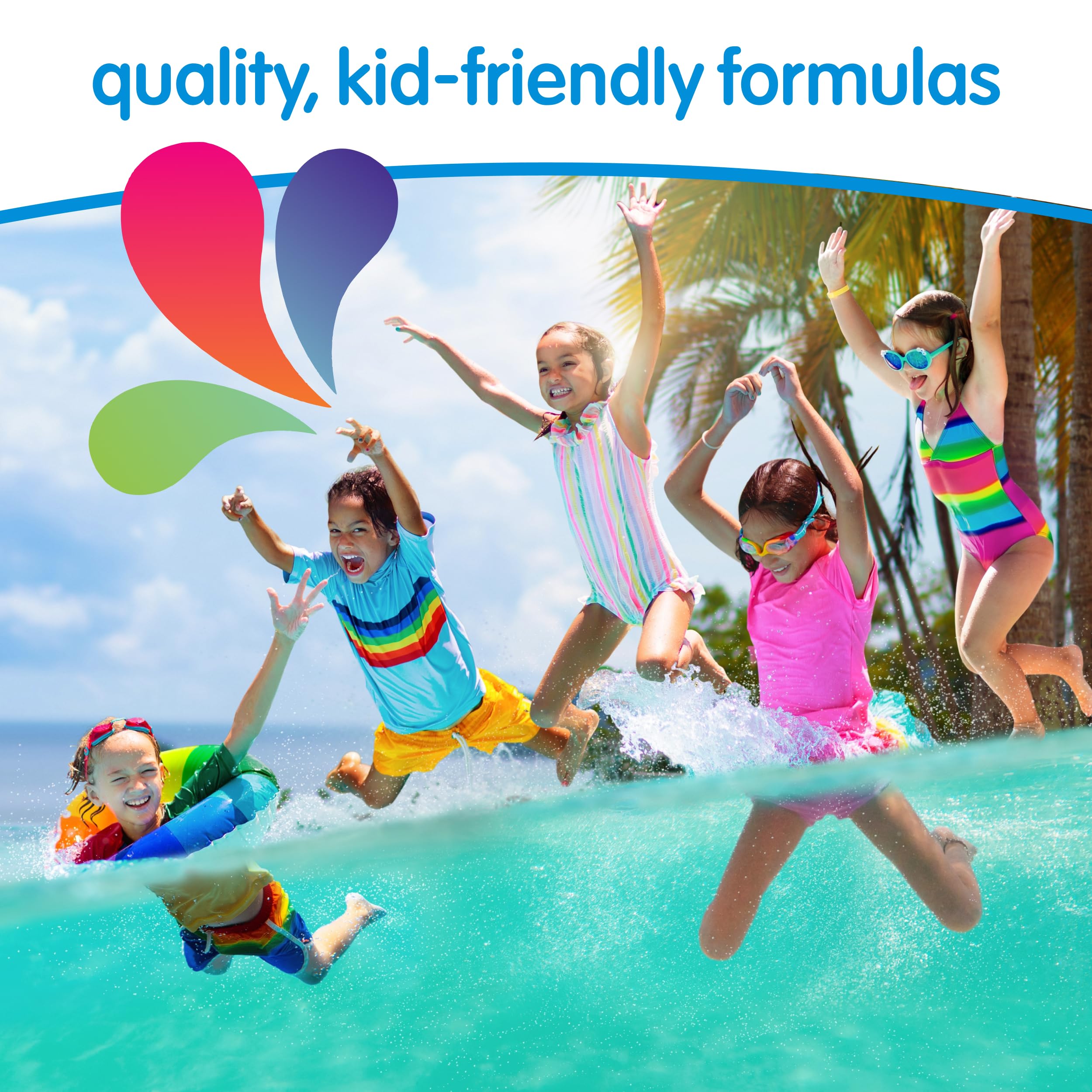 SoCozy Kids Swim 3-in-1 Shampoo, Conditioner & Body Wash - 3-in-1 Combo Pool Shampoo & Conditioner for Swimmers - Salt & Chlorine Removing Activated Charcoal for Toddler & Kids Hair After Swimming 🍁 All In One Marketplace Canada