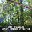 Greenworks 20192 8.5-Inch 6.5 Amp Electric Corded Pole Saw, Green 🍁 All In One Marketplace Canada
