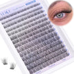 Natural Lash Clusters Wispy Cluster Eyelash Extensions 168pcs Individual Lashes 8-16mm C Curl DIY Lash Extension Natural Look Soft Thin Band Cluster Lashes by ALICE 🍁 All In One Marketplace Canada