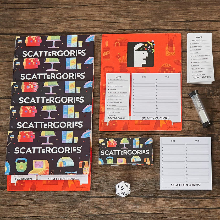 Scattergories Classic Game, Party Game for Adults and Teens Ages 13 and Up, Board Game for 2+ Players (English & French) 🍁 All In One Marketplace Canada