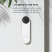 Google Nest Doorbell - Battery Powered Video Doorbell Camera - Snow 🍁 All In One Marketplace Canada