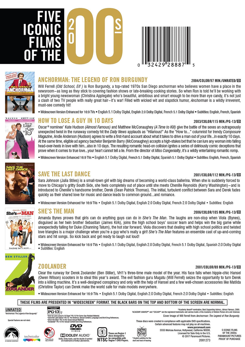 5 Iconic Films of the 2000s - DVD