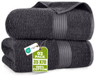 Utopia Towels - Premium Jumbo Bath Sheet 2 Pack - 100% Cotton Highly Absorbent and Quick Dry Extra Large Bath Towel - Super Soft Hotel Quality Towel (35 x 70 inches, Grey) 🍁 All In One Marketplace Canada
