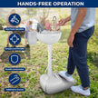 SereneLife, Portable Sink, Camping Hand Wash Basin with Water Tank and Rolling Wheels, Perfect for Indoor and Outdoor Use, Events, Worksites and More 🍁 All In One Marketplace Canada