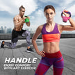 Yes4All Vinyl Coated Kettlebell with Protective Rubber Base, Strength Training Kettlebells for Weightlifting, Conditioning, Strength & Core Training (10 lbs - Mint) 🍁 All In One Marketplace Canada