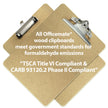 Officemate Recycled Wood Clipboards, 6 Inch Clip, 12 Pack Clipboards, Letter Size (9 x 12.5 Inches), Brown (83712) 🍁 All In One Marketplace Canada