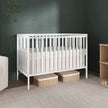 Dream On Me Synergy 5-in-1 Convertible Crib in White, Greenguard Gold Certified, BSA Certified, 3 Mattress Height Settings, Classic Nursery Furniture 🍁 All In One Marketplace Canada