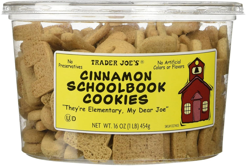 Trader Joe's Cinnamon Schoolbook Cookies, 454g