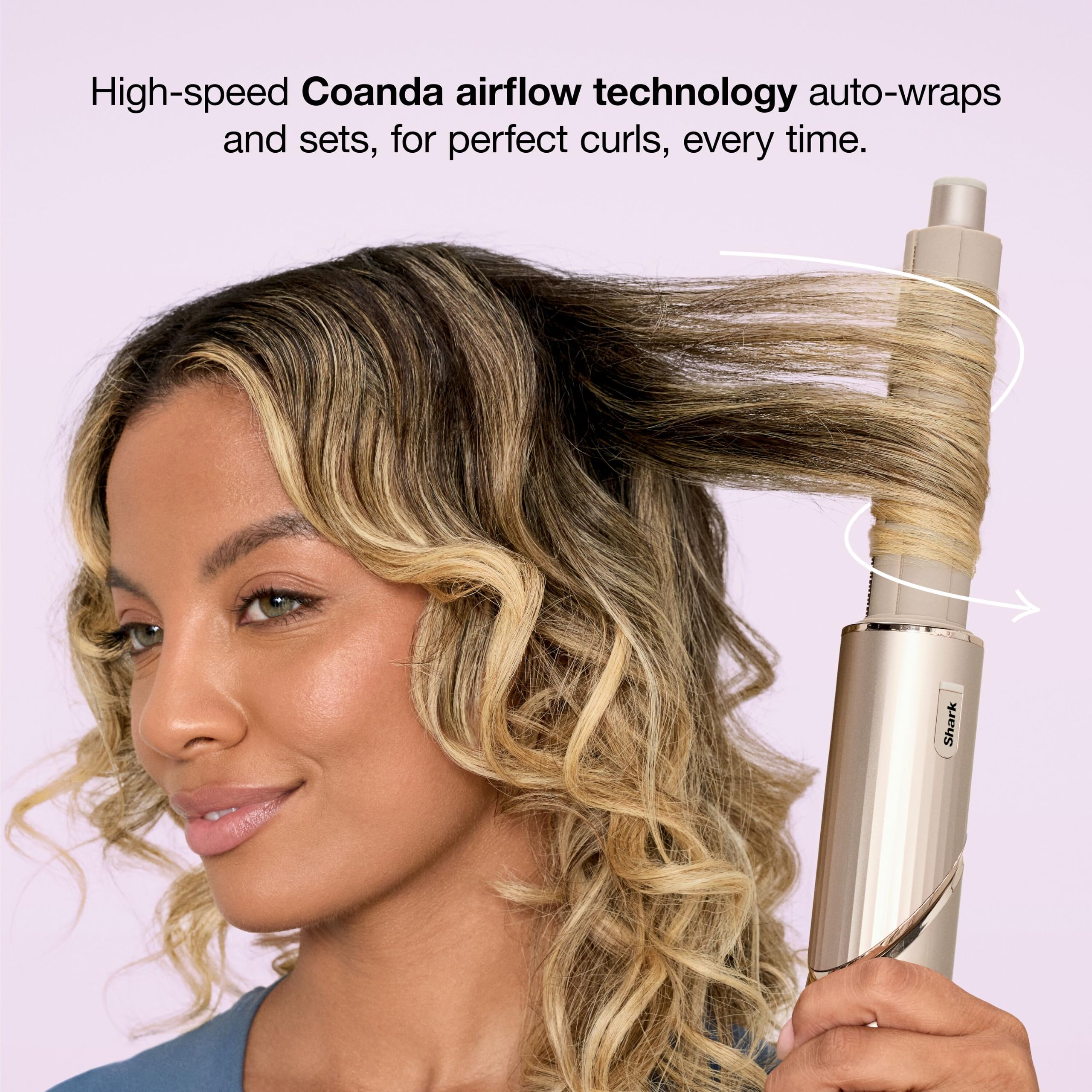 Shark HD430C FlexStyle Air Styling & Drying System, Powerful Hair Blow Dryer & Multi-Styler with Auto-Wrap Curlers, Paddle Brush, Oval Brush, Concentrator Attachment, Stone 🍁 All In One Marketplace Canada