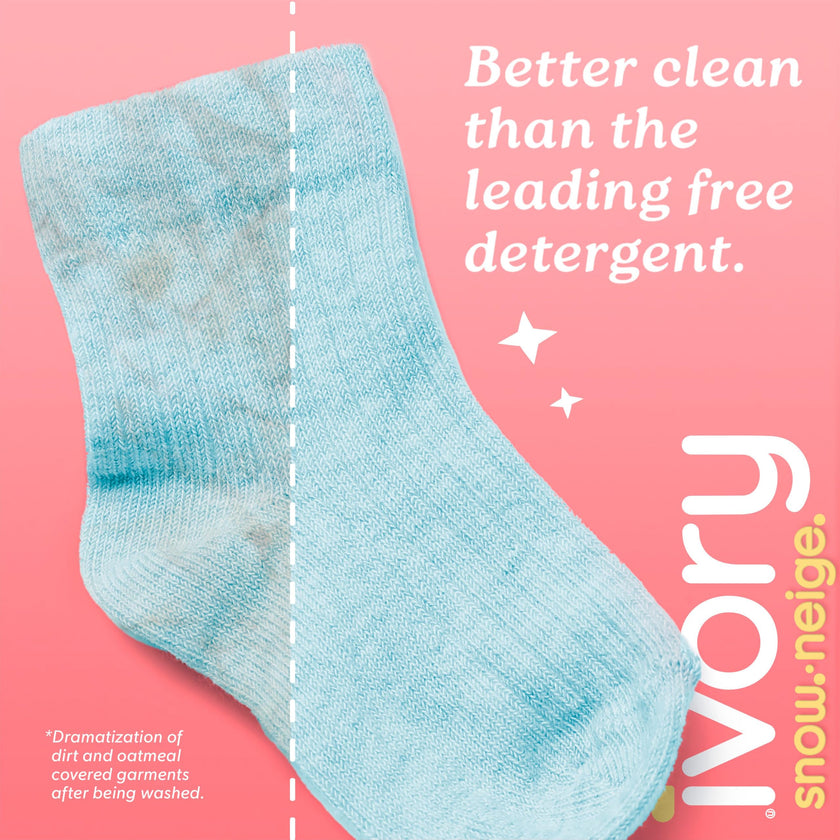 Ivory Snow Free Liquid Laundry Detergent, Laundry Detergent for Sensitive Skin, Hypoallergenic formula, Dermatologist tested, 80 Loads, 3.1 L 🍁 All In One Marketplace Canada
