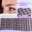 Lash Clusters Kit Wispy Natural Cluster Eyelash Extension Kit DIY Lash Extension Kit C Curl 10-16MM Eyelash Clusters Volume Individual Lashes Kit by Newcally 🍁 All In One Marketplace Canada