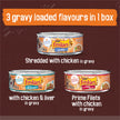 Friskies Gravy Pleasers Wet Cat Food, Chicken Variety Pack 3 Flavours - 156 g Can (24 Pack) 🍁 All In One Marketplace Canada