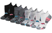 Saucony Women's Performance Heel Tab Athletic Socks (8 & 16 Pairs), Grey Fashion (8 Pairs), Shoe Size: 5-10 🍁 All In One Marketplace Canada