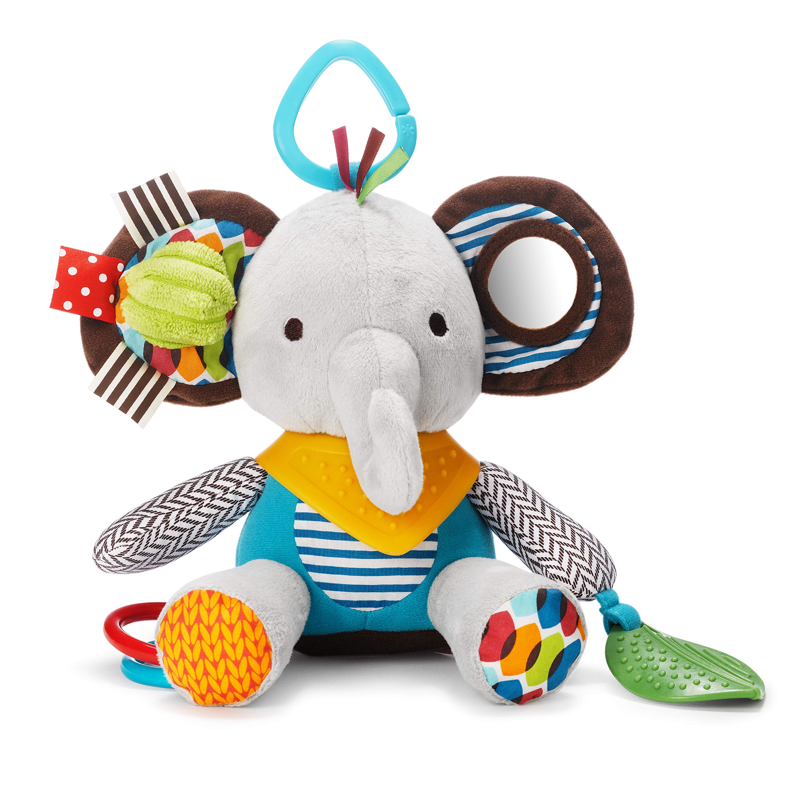 Skip Hop Bandana Buddies Baby Activity and Teething Toy with Multi-Sensory Rattle and Textures, Elephant 🍁 All In One Marketplace Canada
