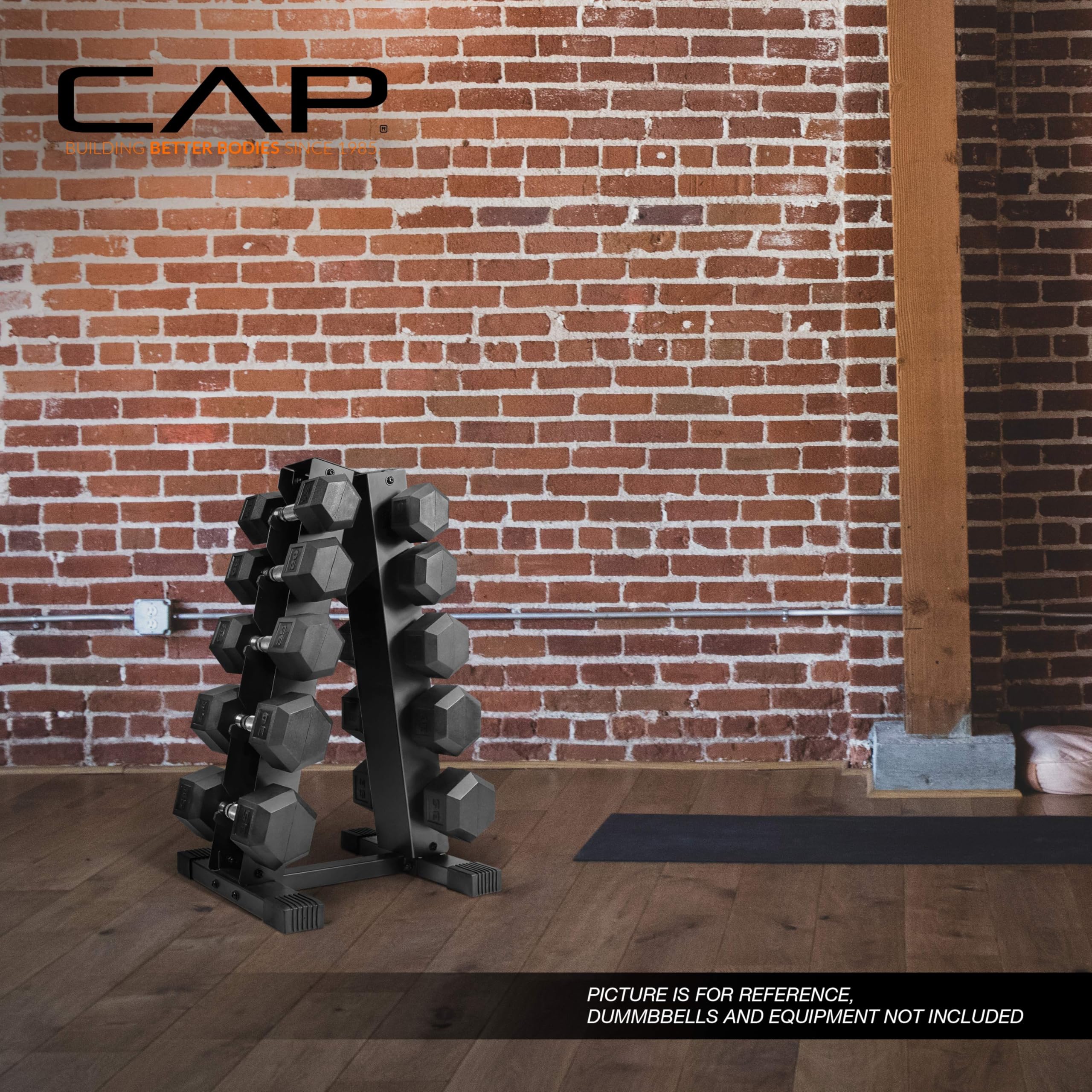 CAP Barbell A-Frame Dumbbell Hand Weight Vertical Storage Rack - Carbon 🍁 All In One Marketplace Canada