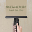 dancemoon JustHang Shower Squeegee for Glass Doors, All-One-Piece Silicone with Built-in Hook Design for Easy Hanging, Household Window Mirror Squeegee for Bathroom, Glass, Tile Wall,Car 10-Inch Black 🍁 All In One Marketplace Canada